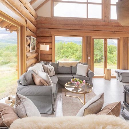 Wild Nurture Eco Luxury Offgrid Log Cabin Fort William Buitenkant foto