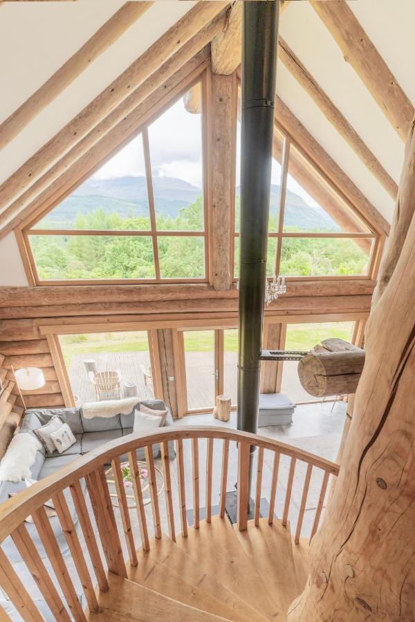 Wild Nurture Eco Luxury Offgrid Log Cabin Fort William Buitenkant foto