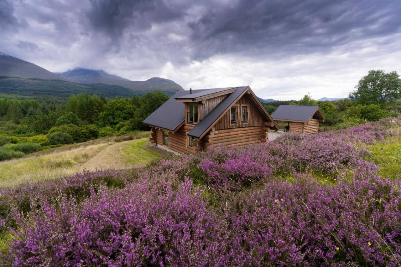 Wild Nurture Eco Luxury Offgrid Log Cabin Fort William Buitenkant foto