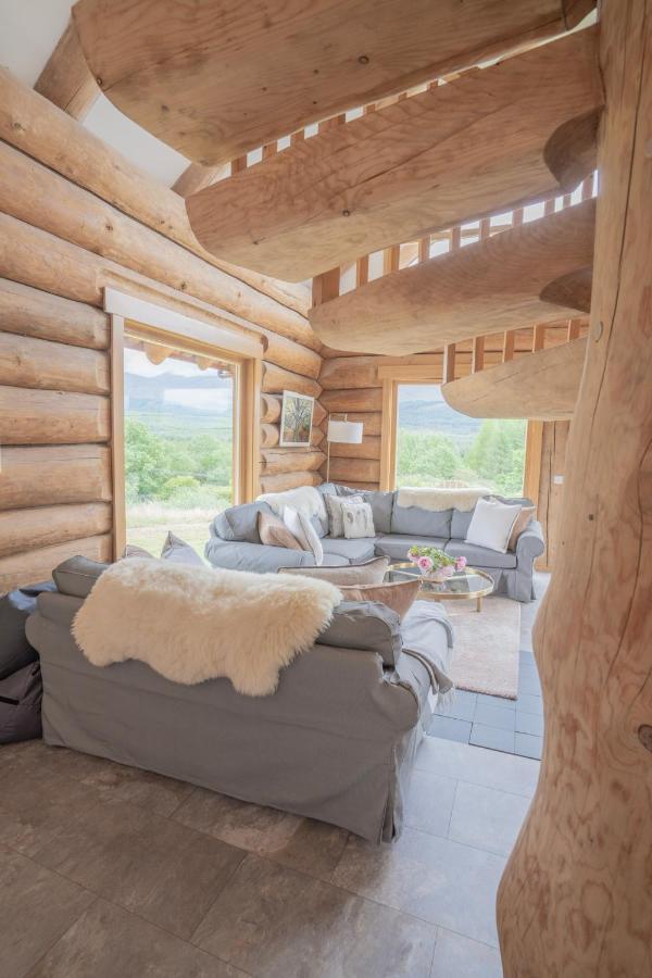 Wild Nurture Eco Luxury Offgrid Log Cabin Fort William Buitenkant foto