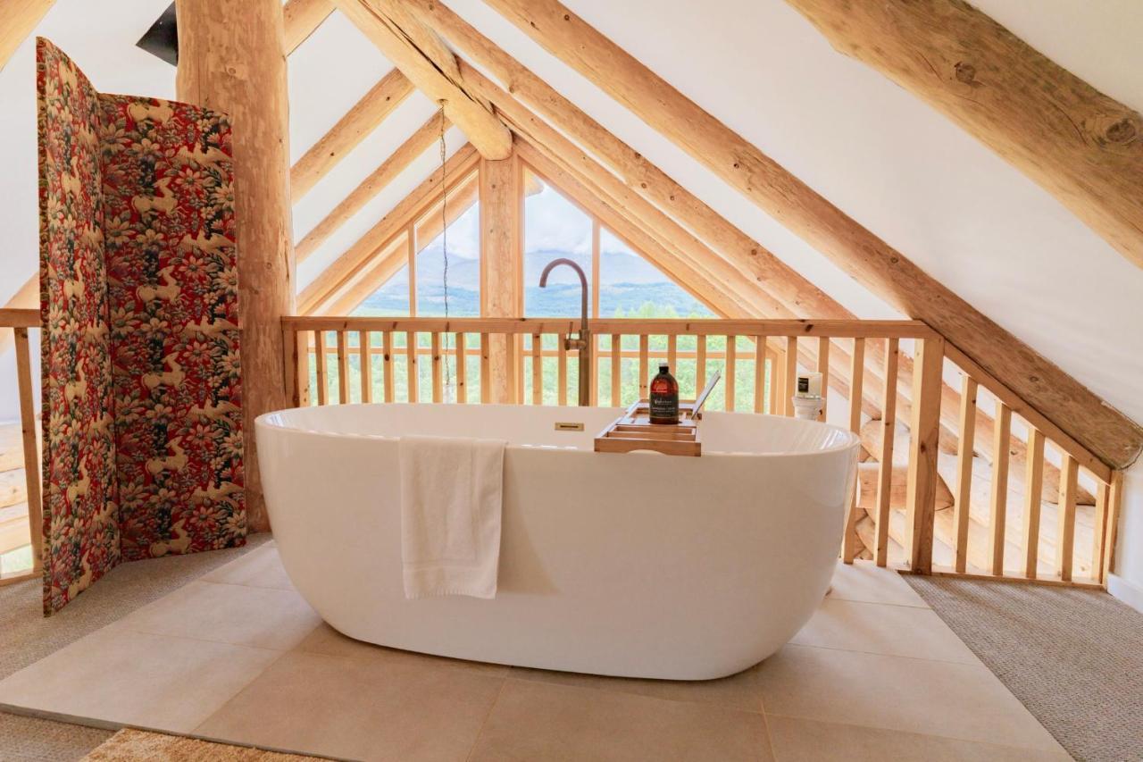 Wild Nurture Eco Luxury Offgrid Log Cabin Fort William Buitenkant foto