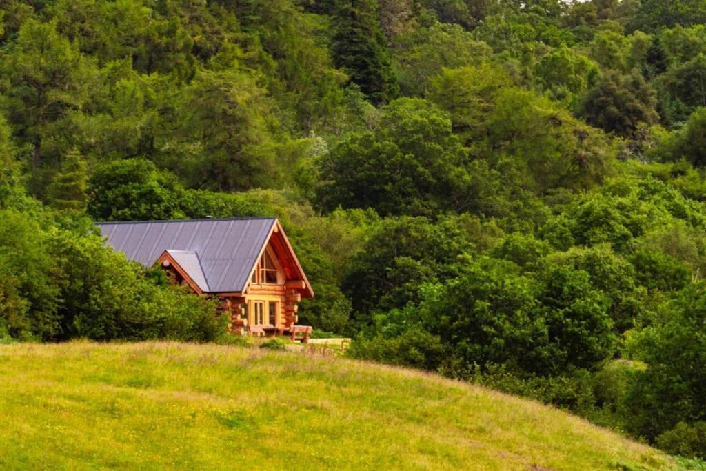 Wild Nurture Eco Luxury Offgrid Log Cabin Fort William Buitenkant foto