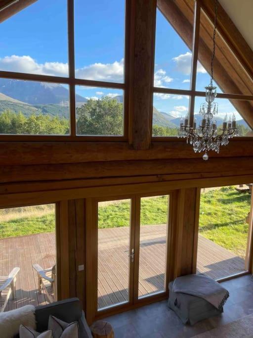 Wild Nurture Eco Luxury Offgrid Log Cabin Fort William Buitenkant foto