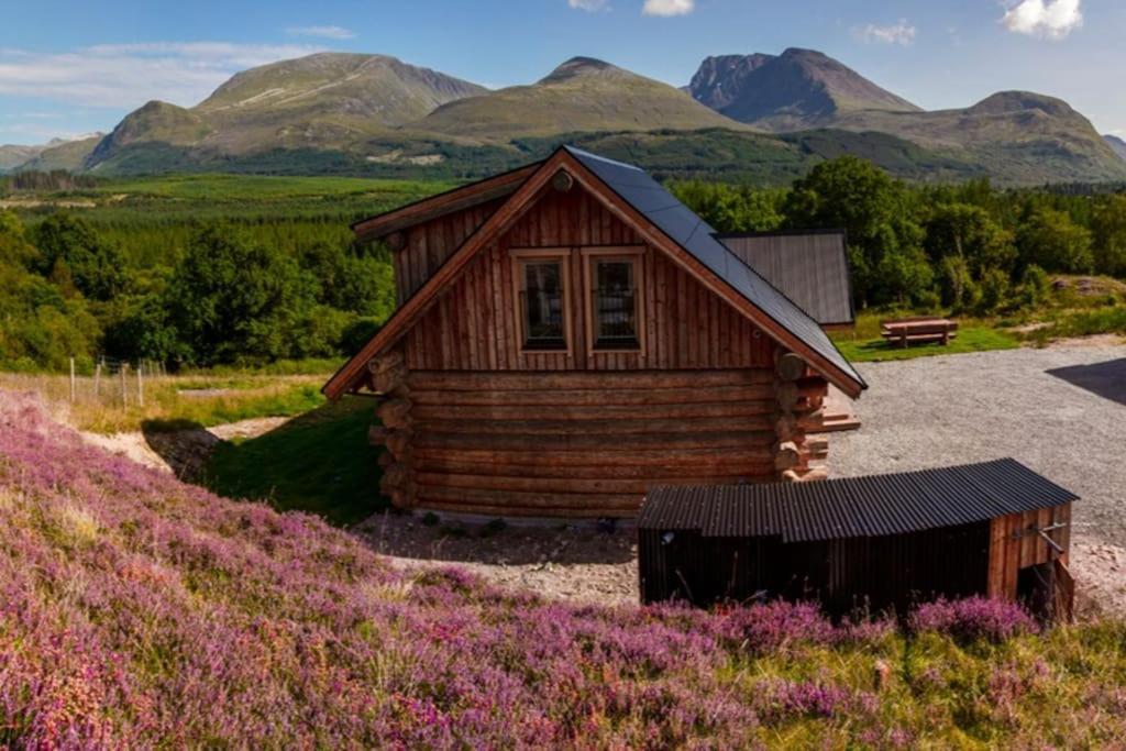 Wild Nurture Eco Luxury Offgrid Log Cabin Fort William Buitenkant foto