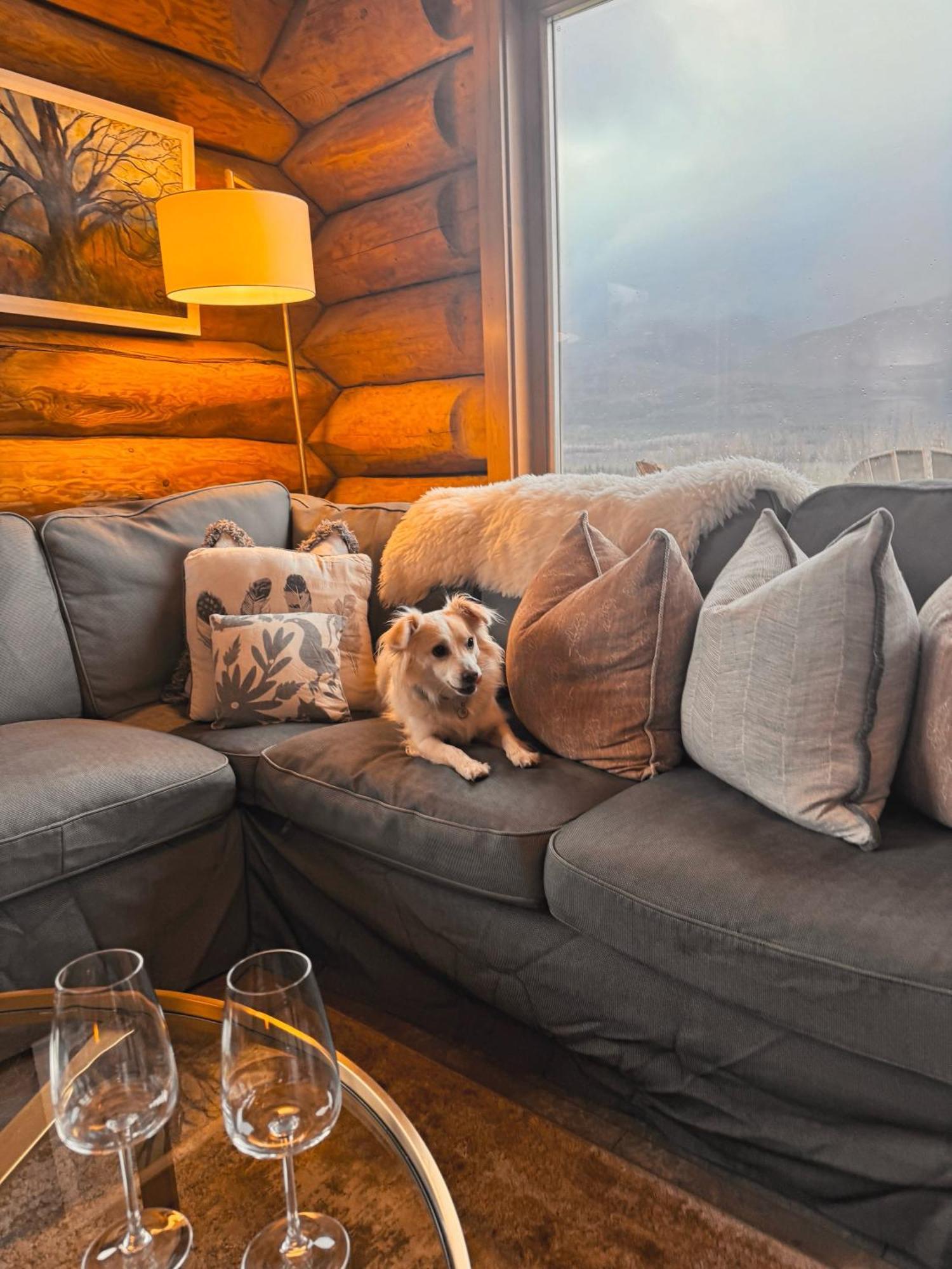 Wild Nurture Eco Luxury Offgrid Log Cabin Fort William Buitenkant foto