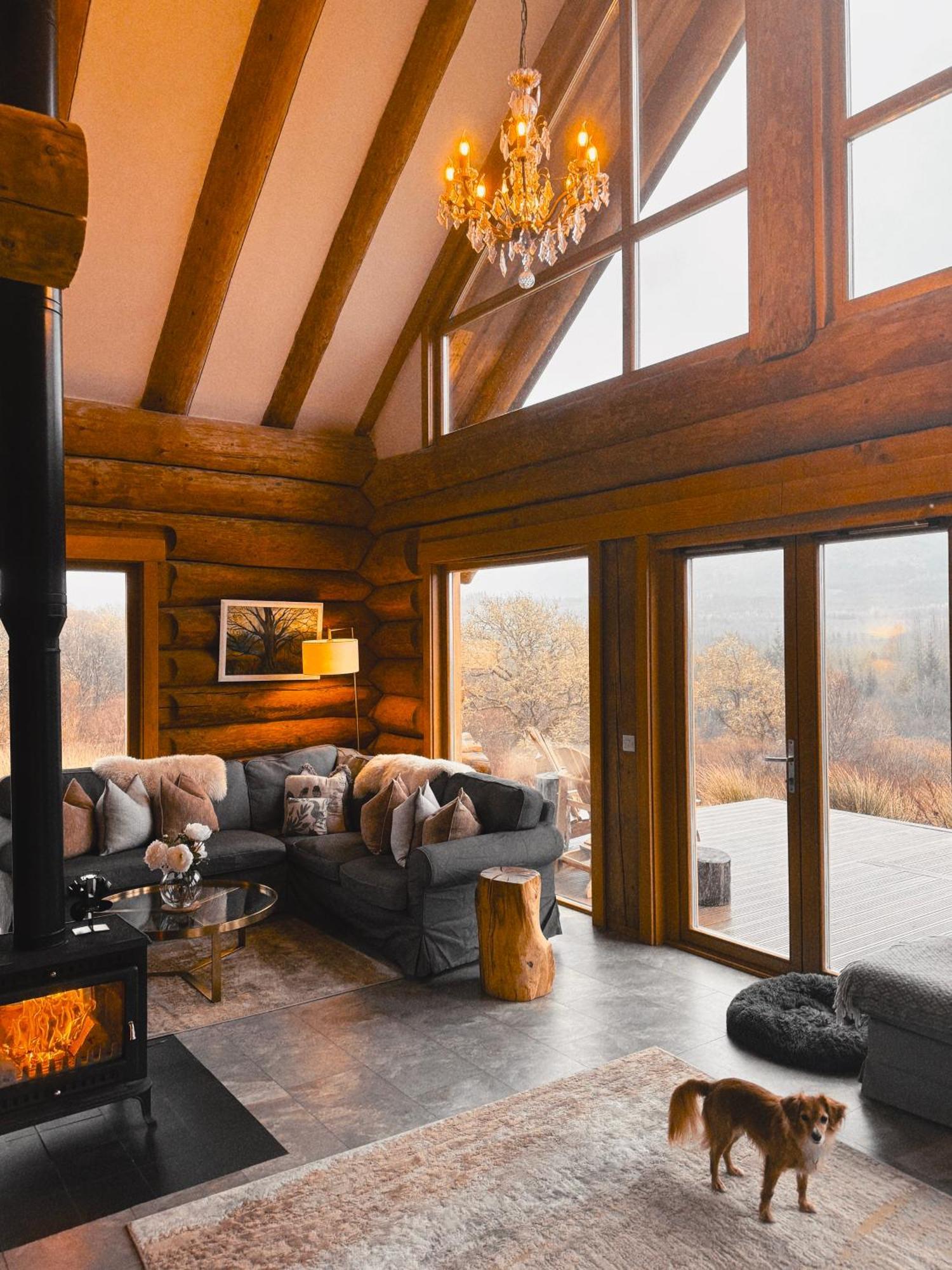Wild Nurture Eco Luxury Offgrid Log Cabin Fort William Buitenkant foto